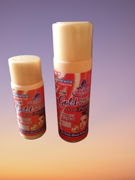 Santoor 24K Gold Skin Polish – Instant Glow with Original Indian Formula